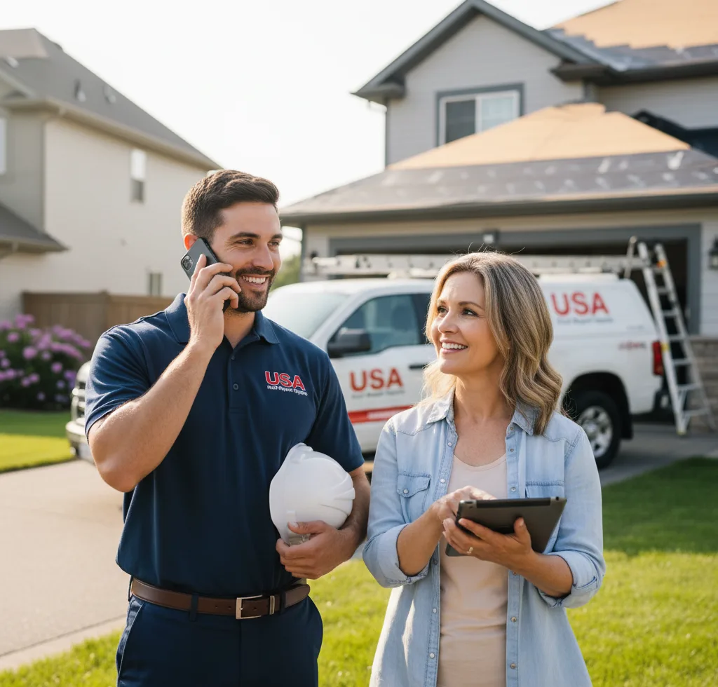 USA Roof Repair Experts customer support in Warwick